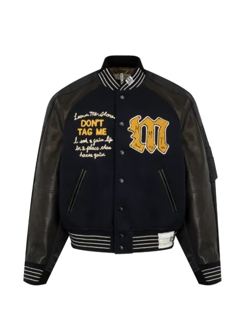 Maison MIHARA YASUHIRO front back combined stadium jacket