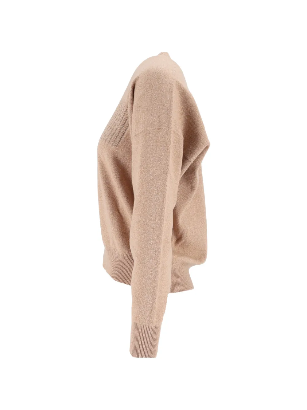 Peserico Trui met V-hals Beige