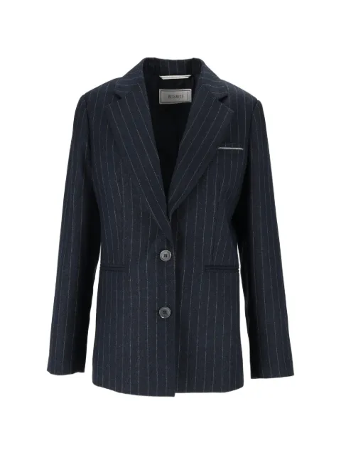 Peserico pinstripe single-breasted jacket