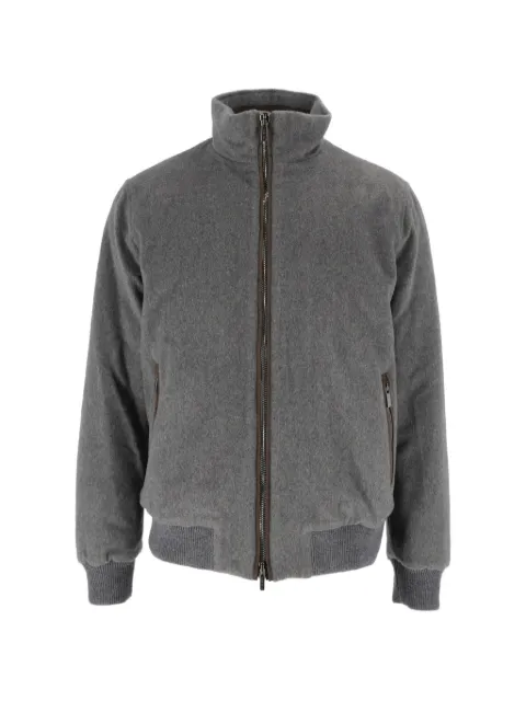 Peserico ribbed-trim jacket