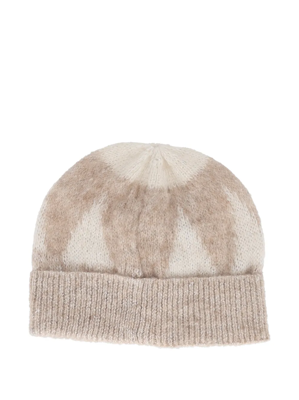 Peserico Muts verfraaid met pailletten Beige