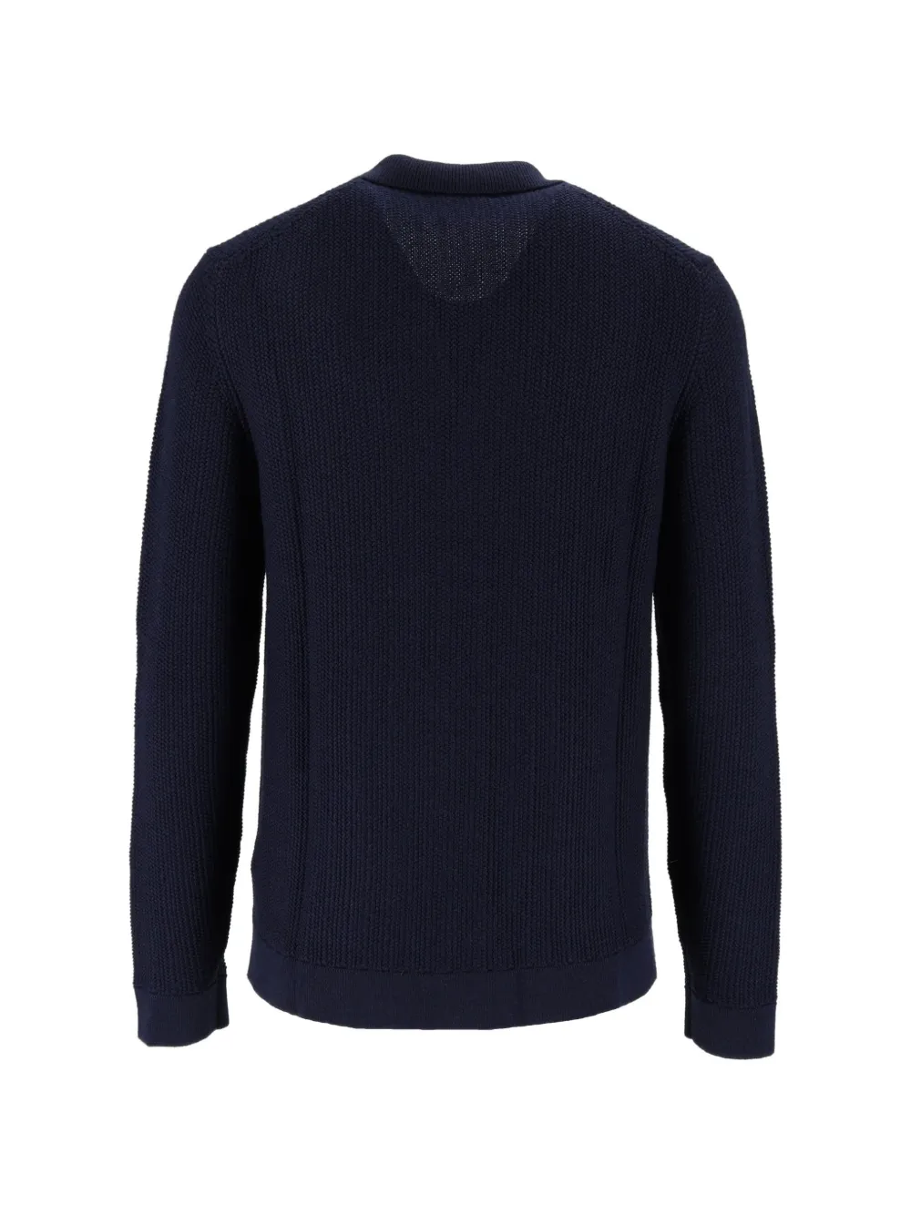 Ballantyne Vest met wafelpatroon Blauw