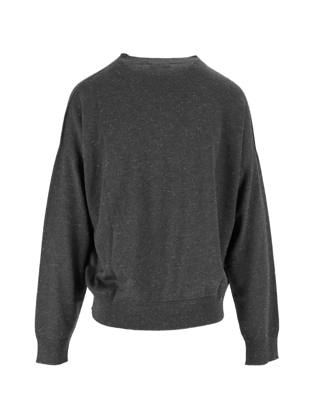 Peserico Trui met ronde hals en lurex-detail Grijs