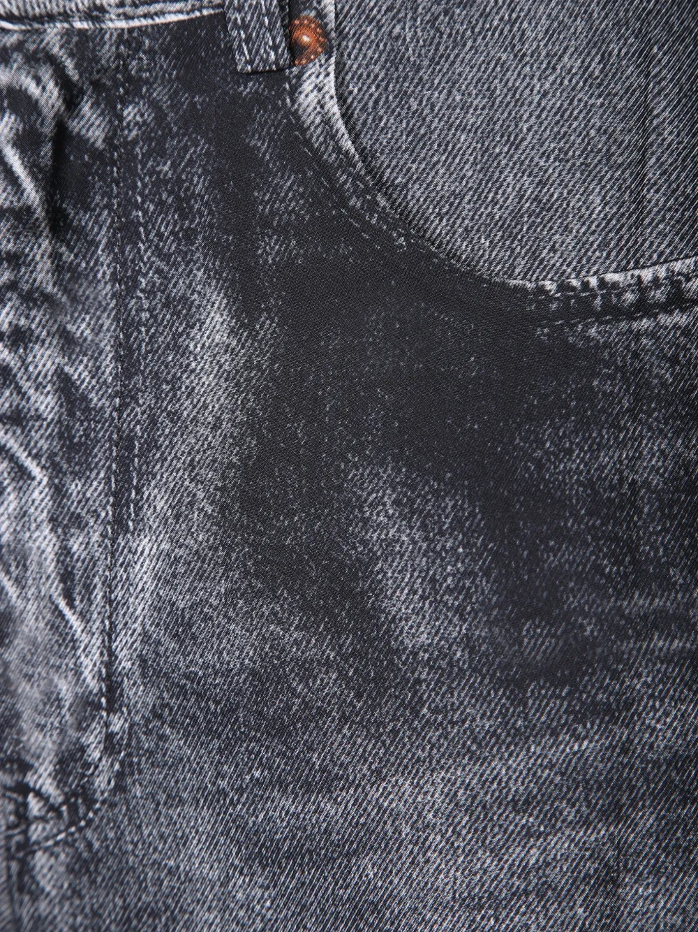 Pierre-Louis Mascia Jeans met trompe-l'oeil-effect Zwart