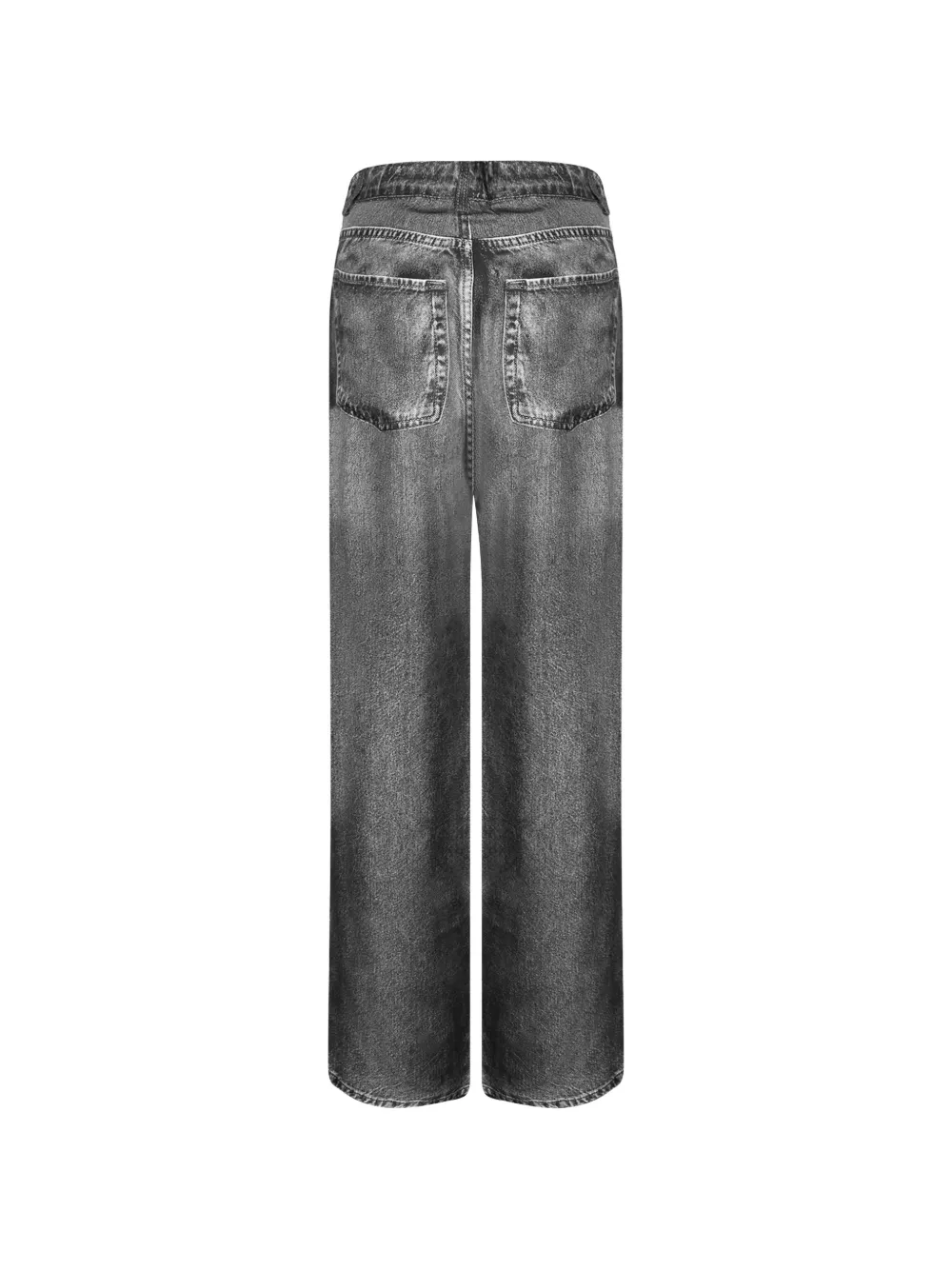 Pierre-Louis Mascia Jeans met trompe-l'oeil-effect Zwart