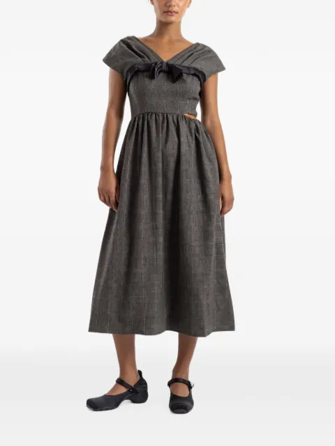 Simone Rocha bow-detail midi dress