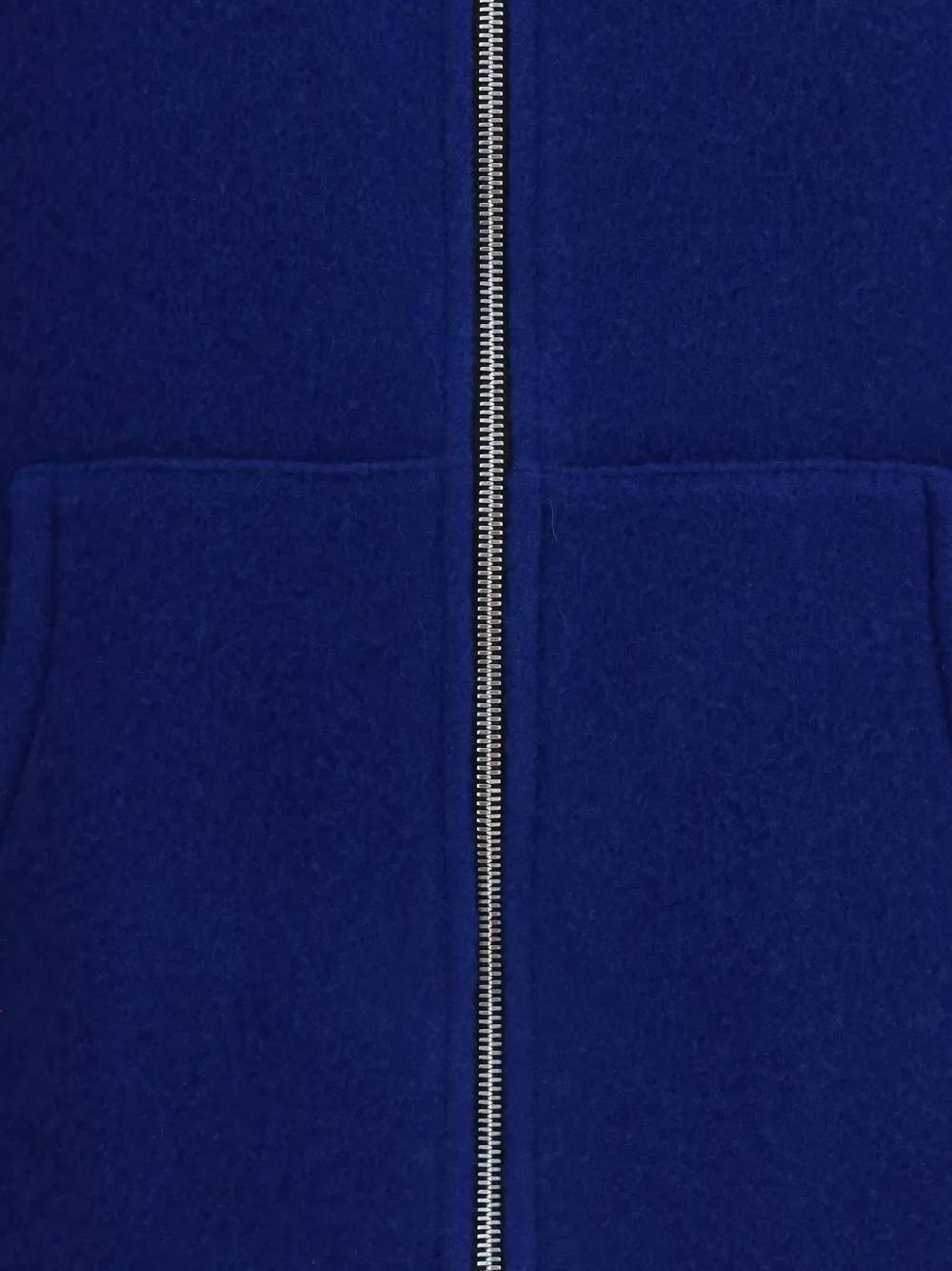 Rier Wollen bodywarmer met rits Blauw