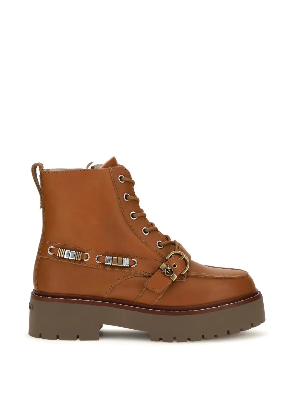 PINKO Margaret 03 ankle boots calf leather - Marrone