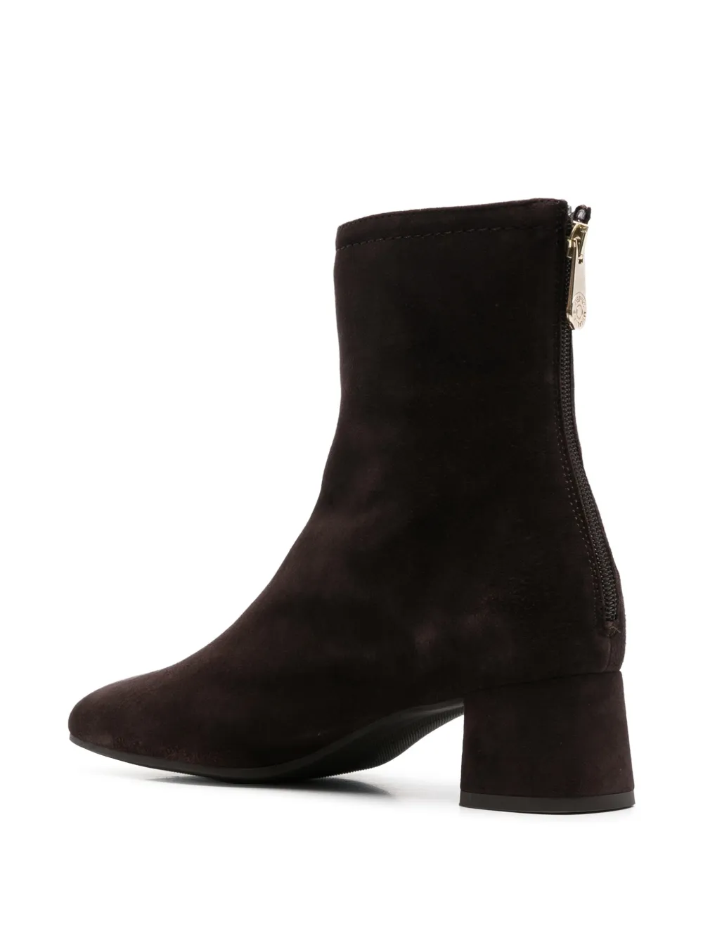 Pedro Miralles rear-zip ankle boots Bruin