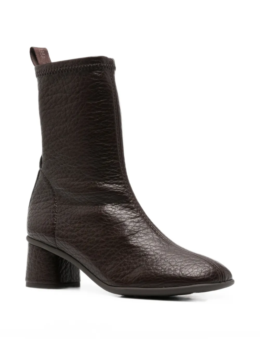 Pedro Miralles grained leather ankle boots Bruin