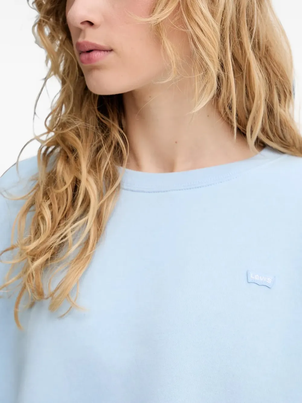 Levi's Trui met logopatch Blauw
