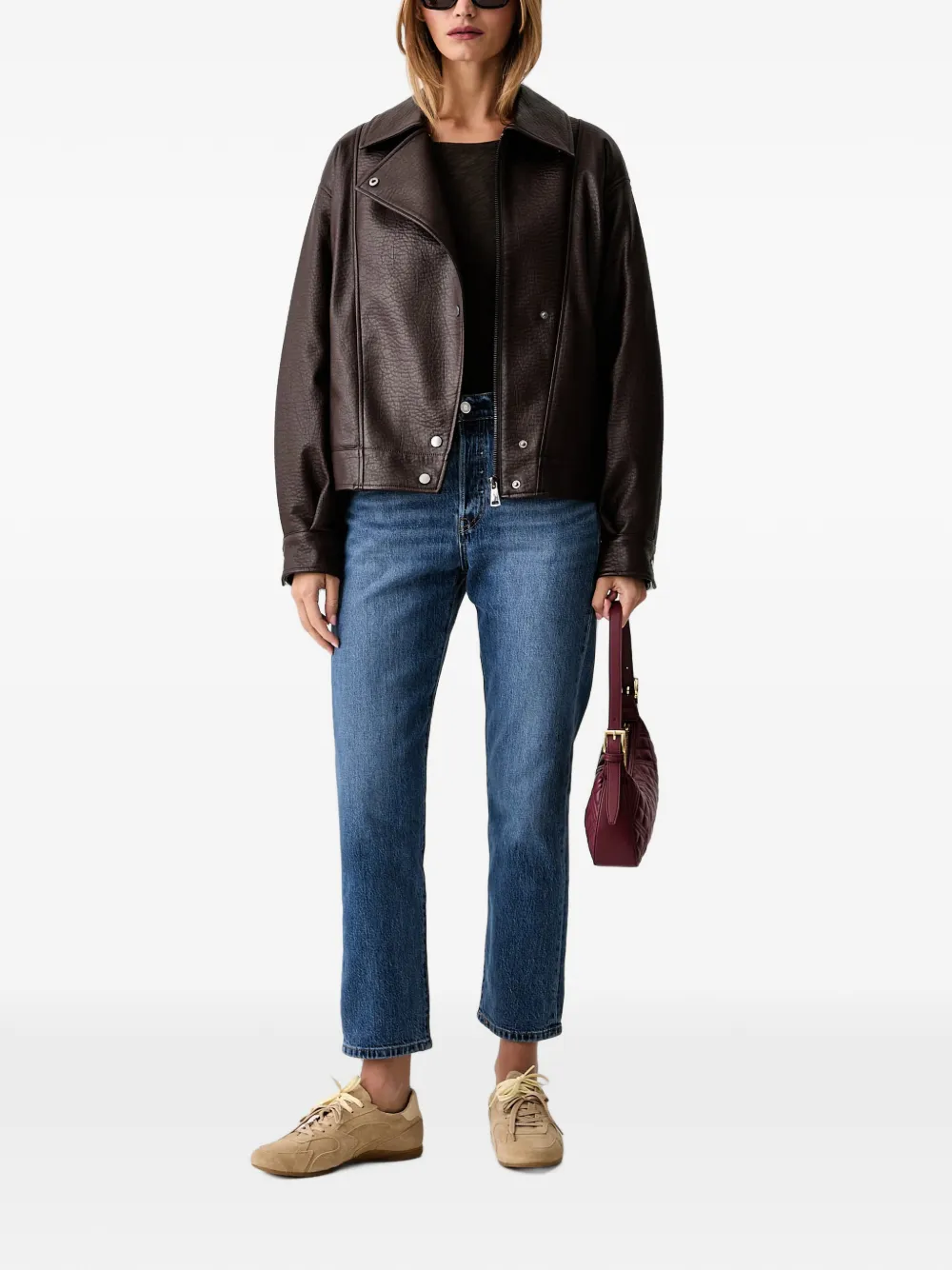 Levi's 501 Crop jeans Blauw