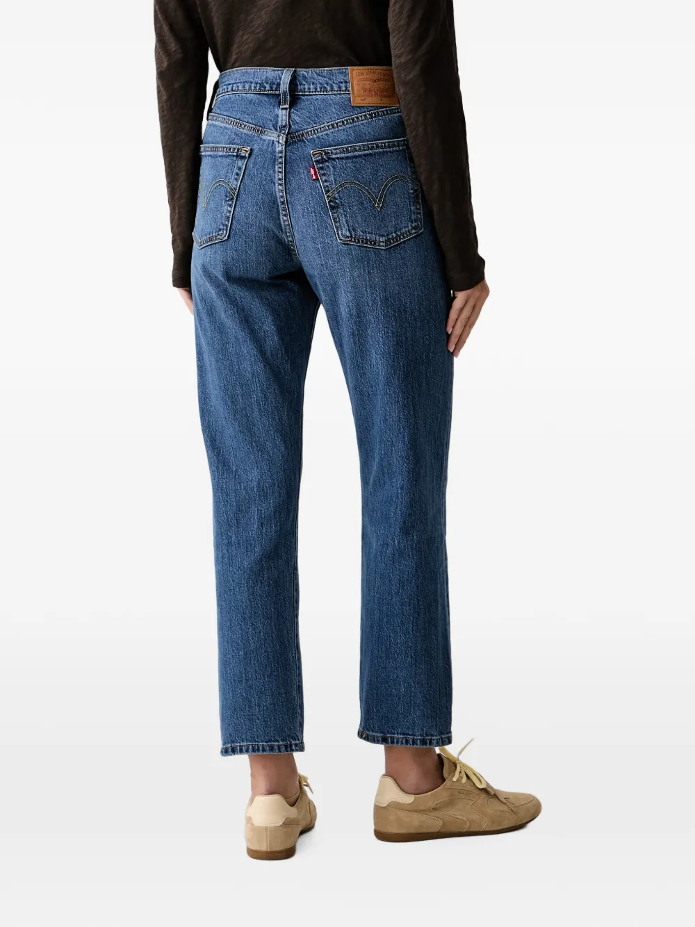 Levi's 501 Crop jeans Blauw