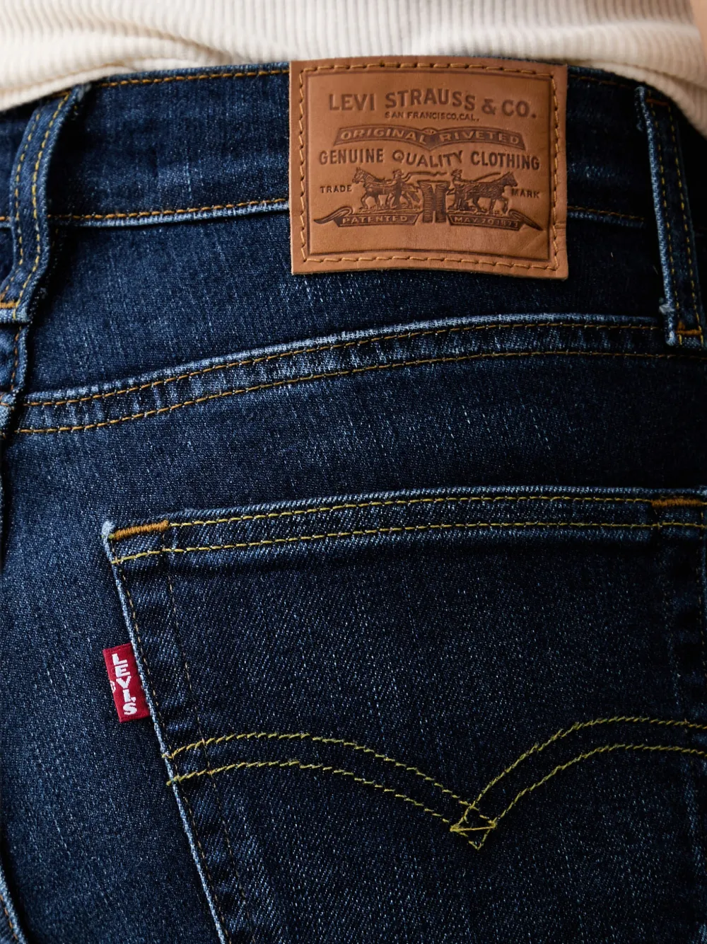 Levi's Jeans met effect Blauw