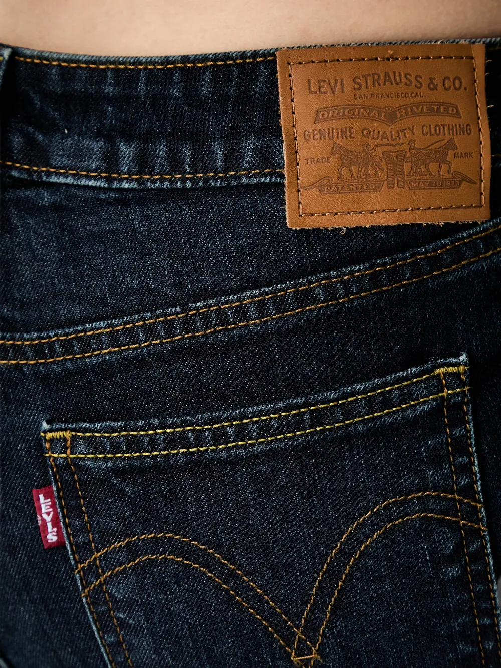 Levi's Jeans met effect Blauw