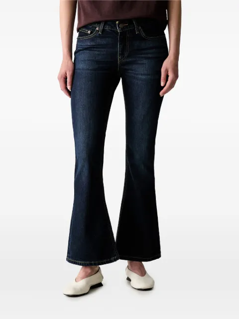 Levi's whiskering-effect jeans 