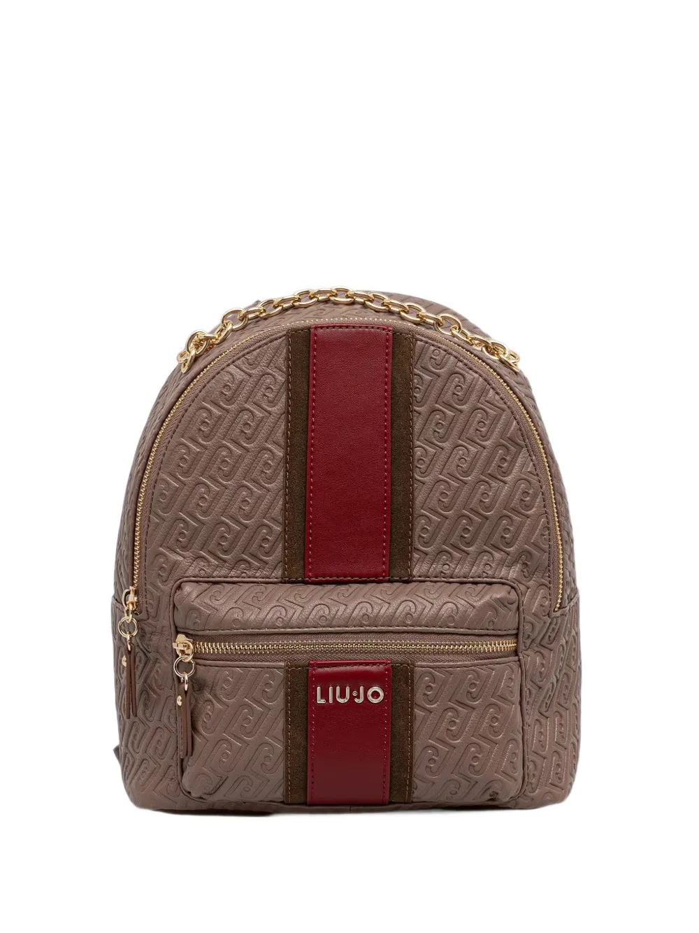 LIU JO backpack with monogram logo - Toni neutri