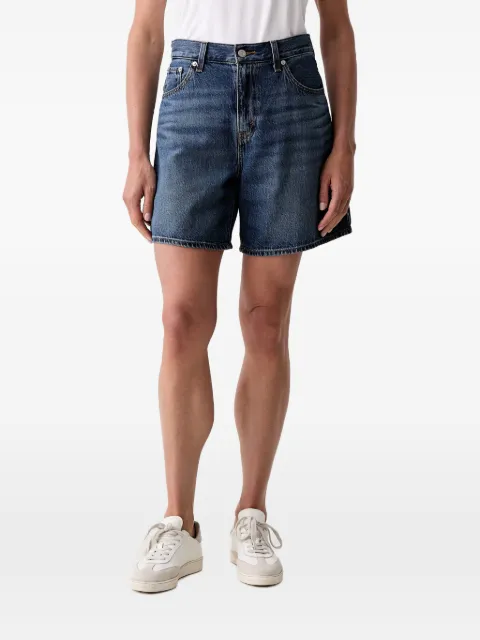 Levi's high-waisted denim shorts