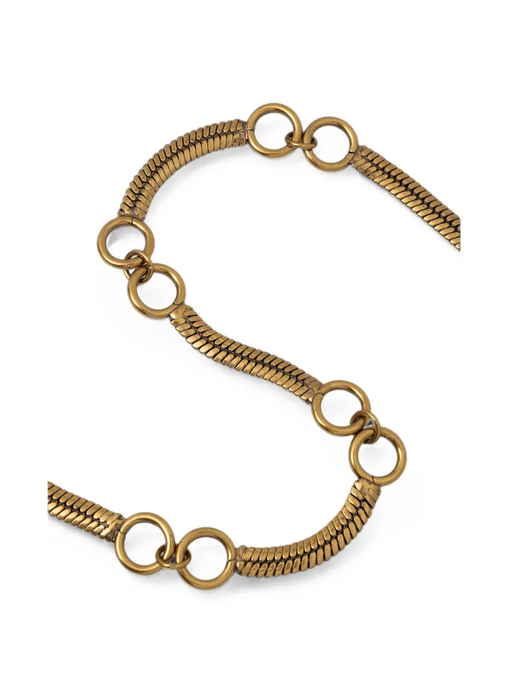 Levi's Franchesca snake-link chain belt Bruin