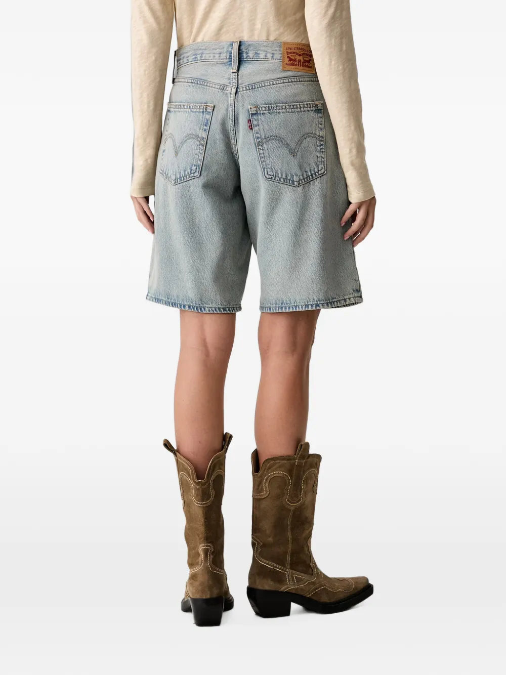Levi's Denim shorts Blauw