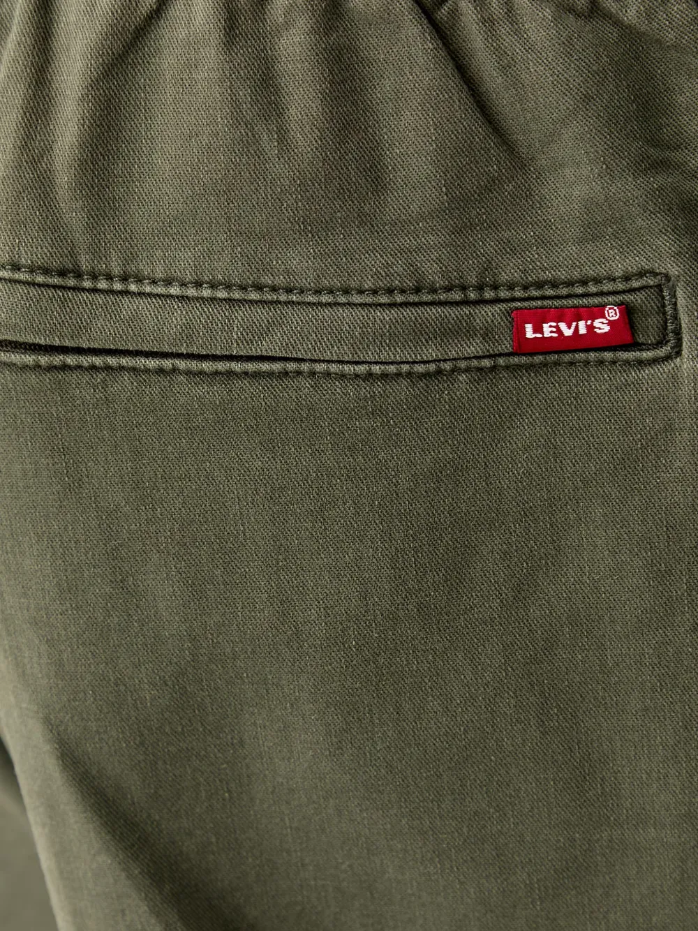 Levi's Boxer elasticated-waist logo-patch shorts Groen