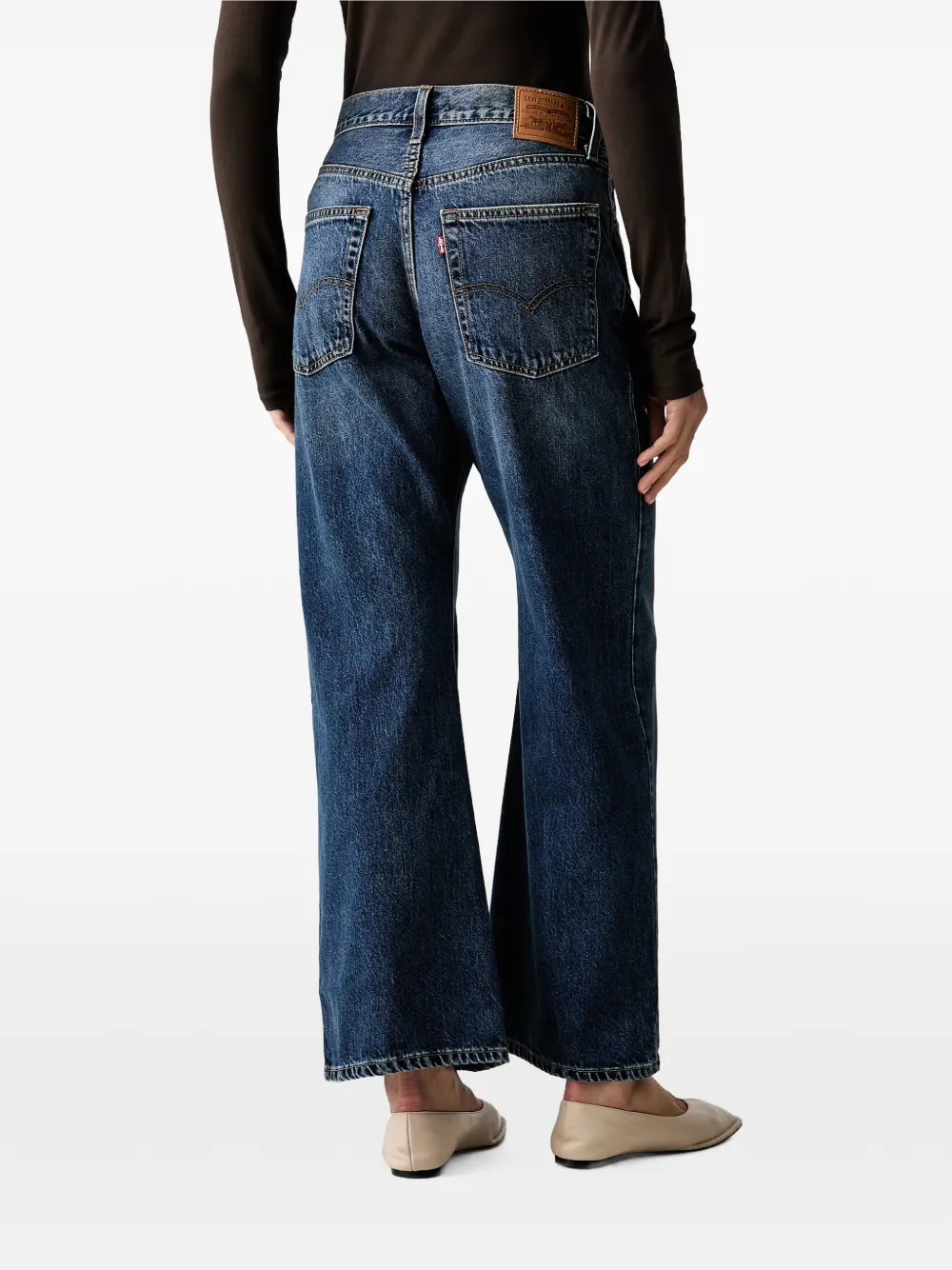 Levi's Jeans met wijde pijpen Blauw