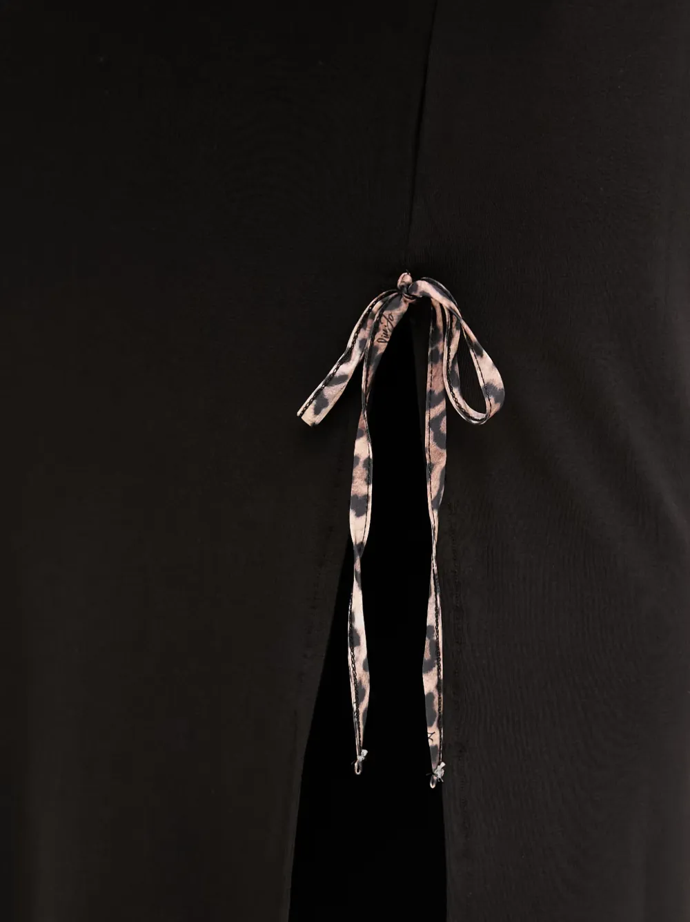 LIU JO Lange jurk met maxi-logo Zwart