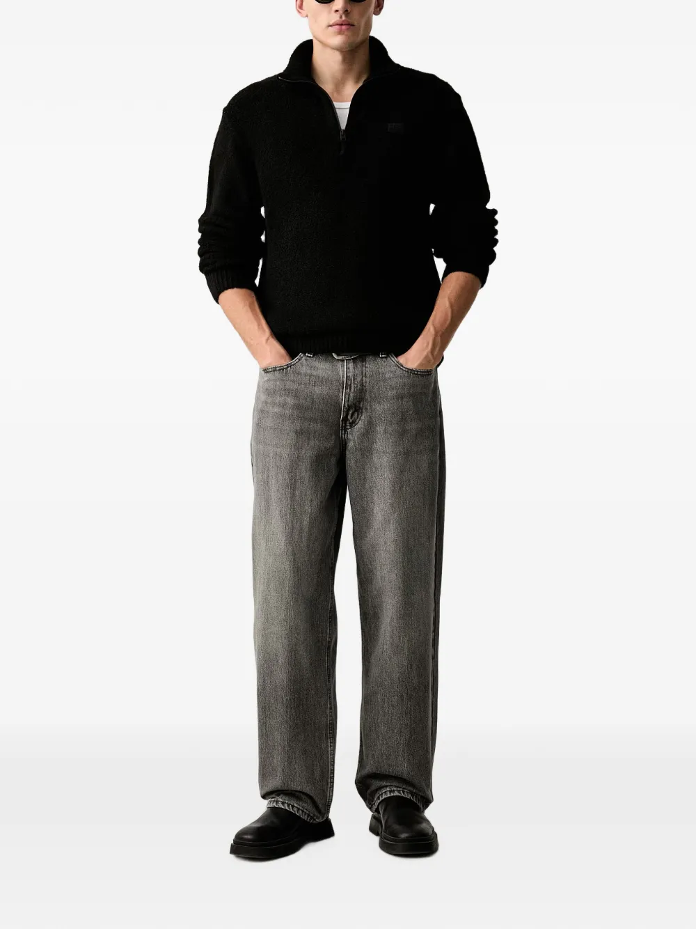 Levi's 578 jeans in baggy-fit Grijs