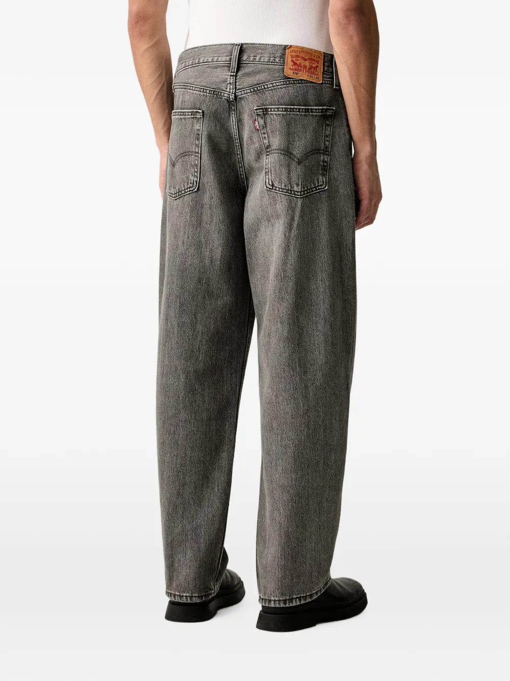 Levi's 578 jeans in baggy-fit Grijs