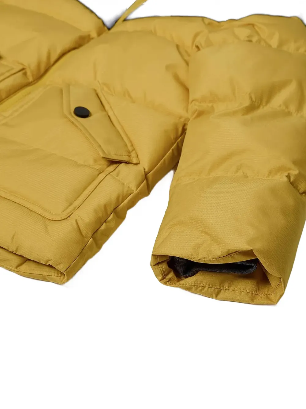 Lego colour-block hooded jacket Geel