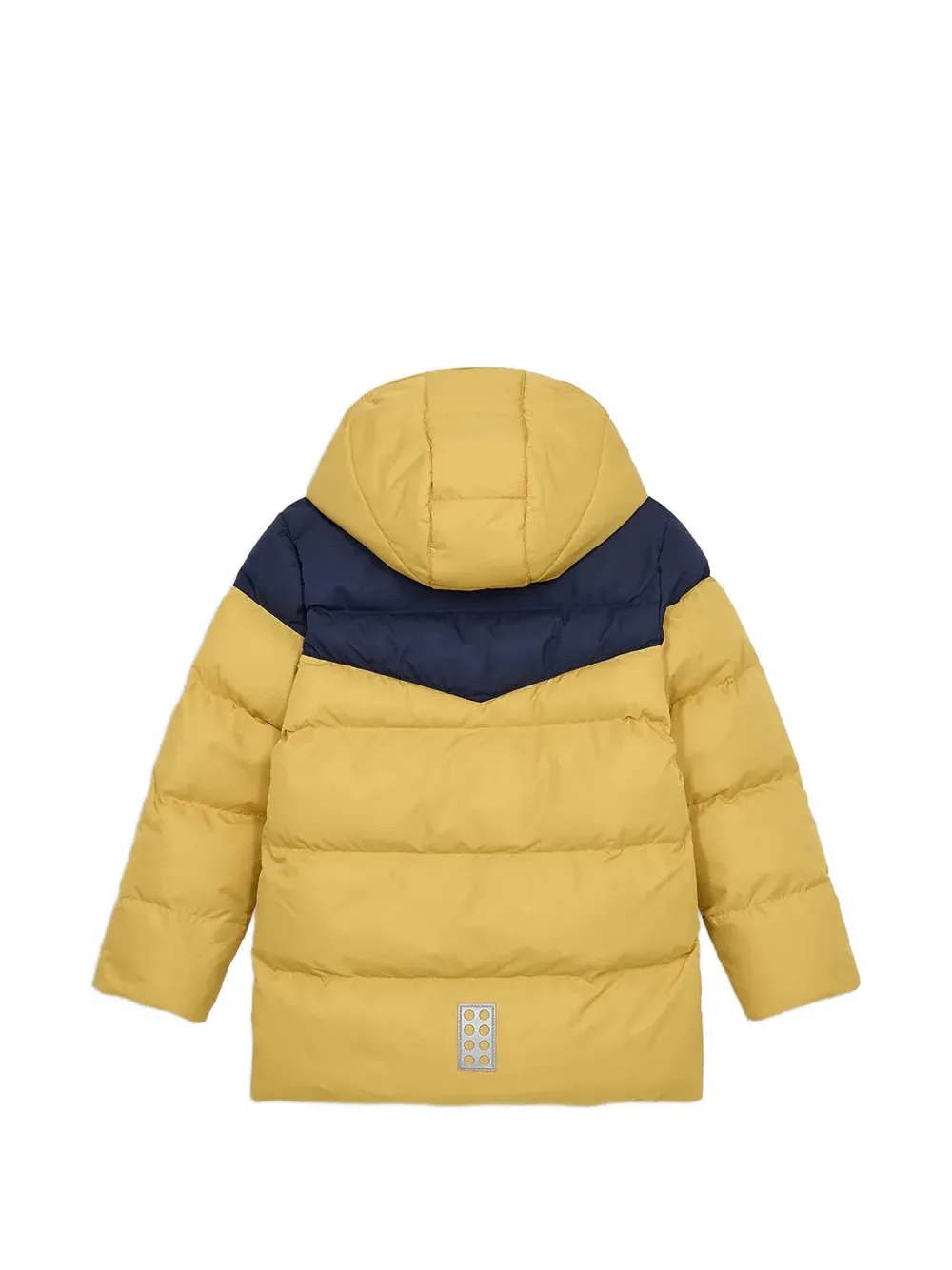 Lego colour-block hooded jacket Geel