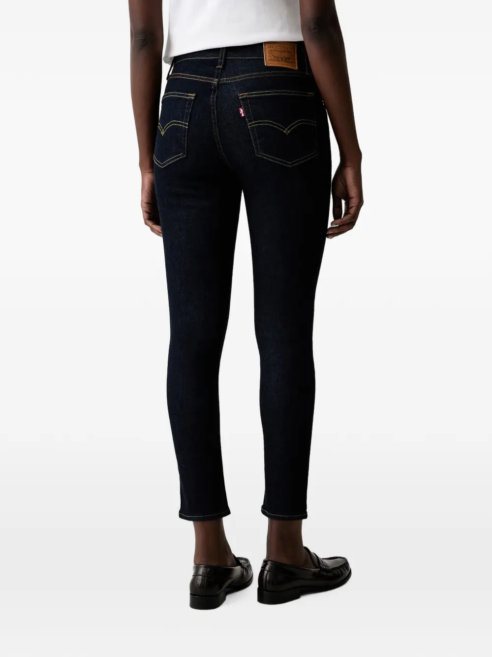 Levi's High waist skinny jeans Blauw