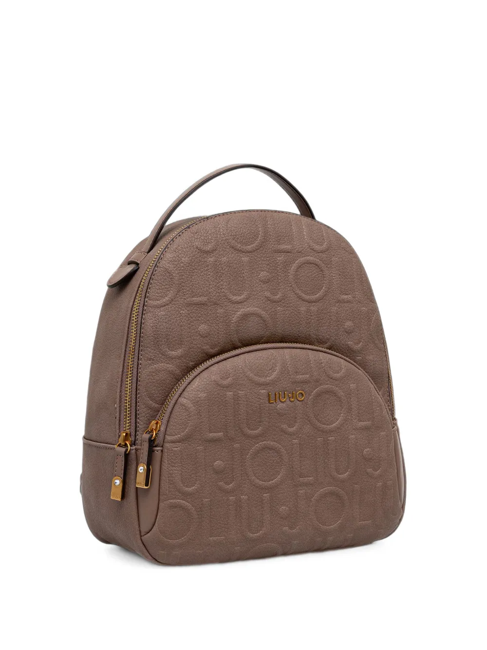 LIU JO logo-embossed backpack - Marrone
