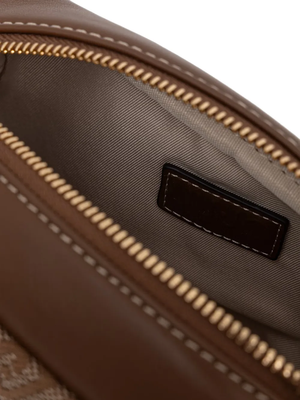 LIU JO Medium Parker crossbodytas met jacquard Beige