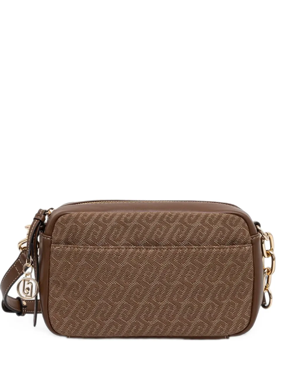 LIU JO medium jacquard crossbody bag - Toni neutri