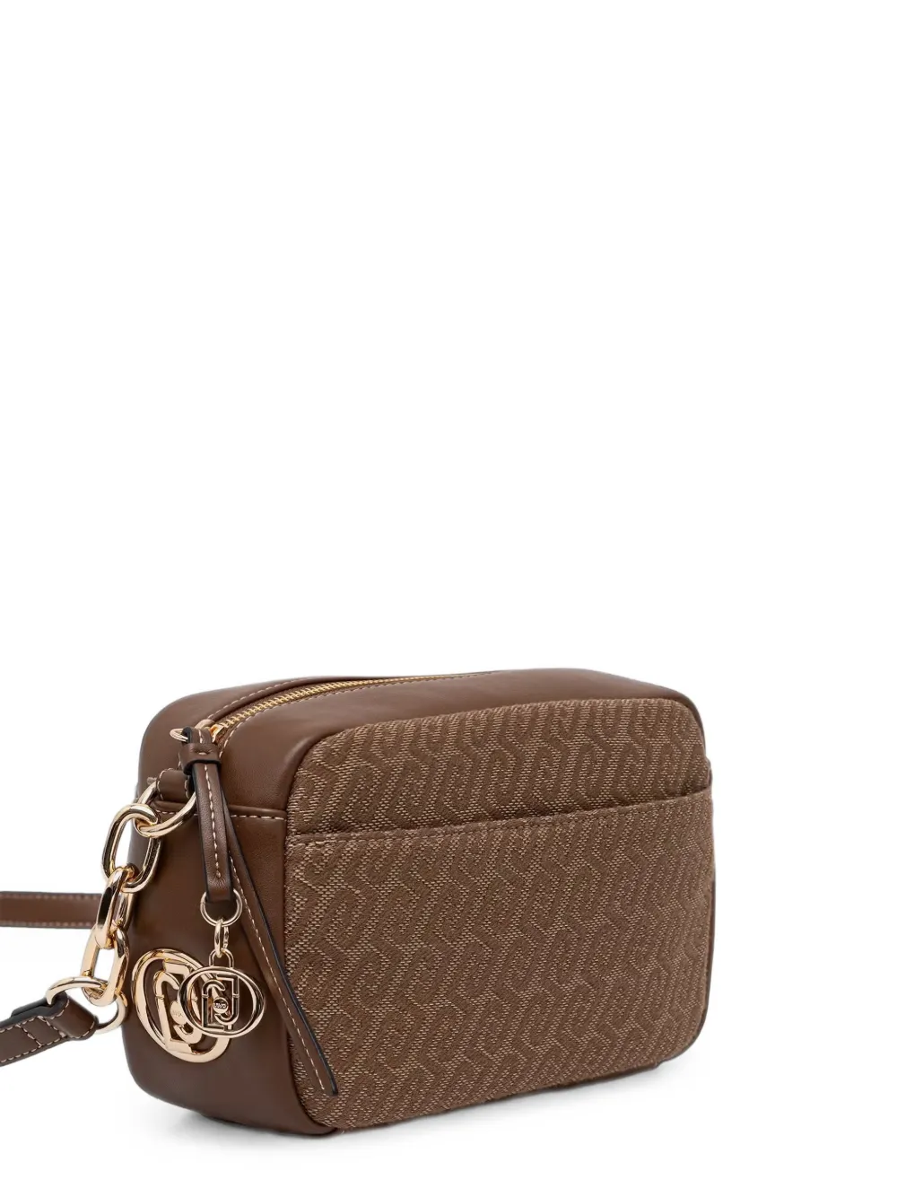 LIU JO Medium Parker crossbodytas met jacquard Beige
