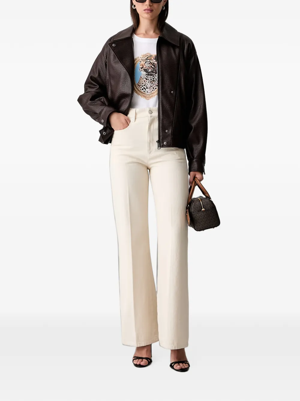 LIU JO T-shirt met print Wit