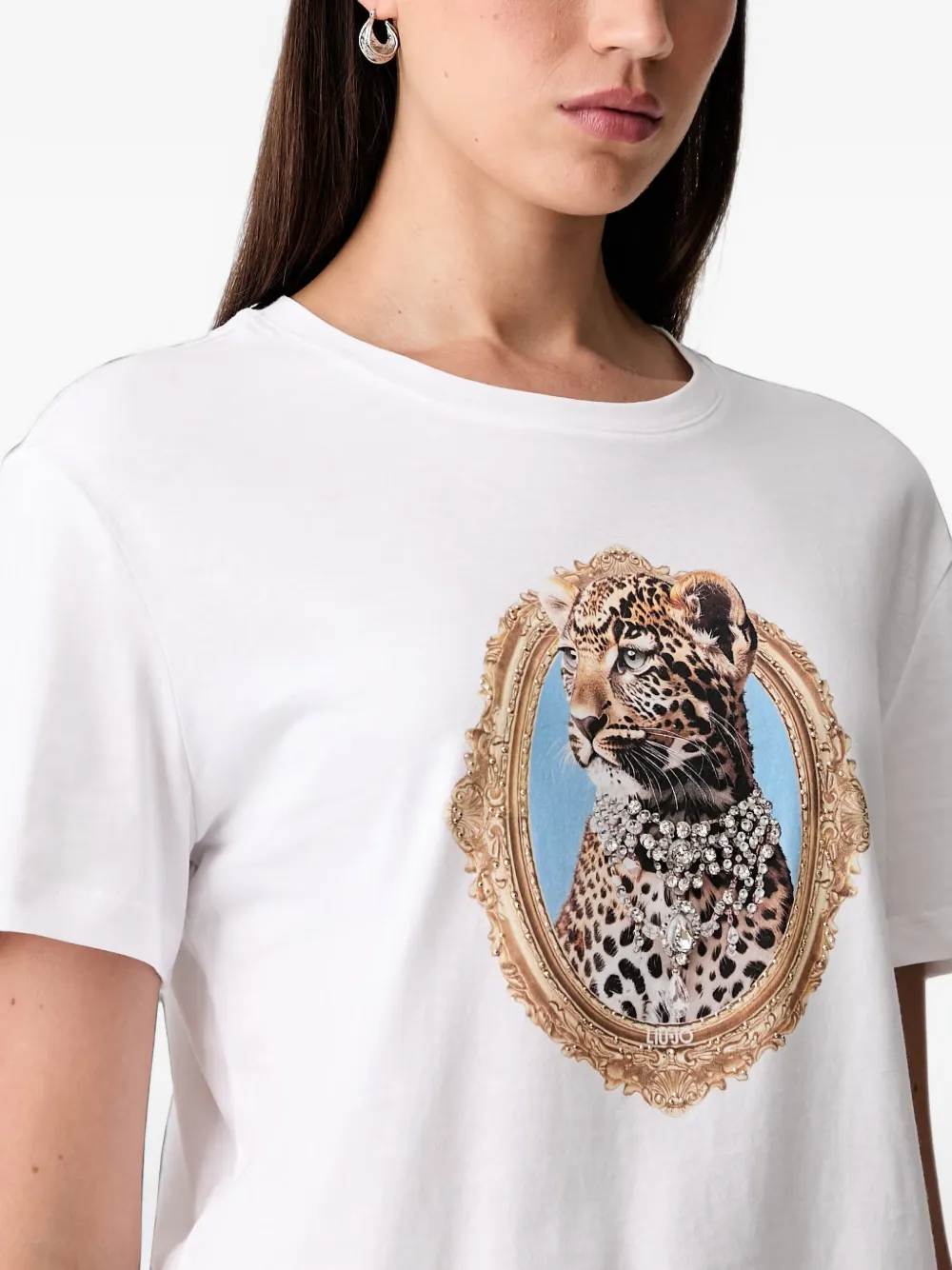 LIU JO T-shirt met print Wit