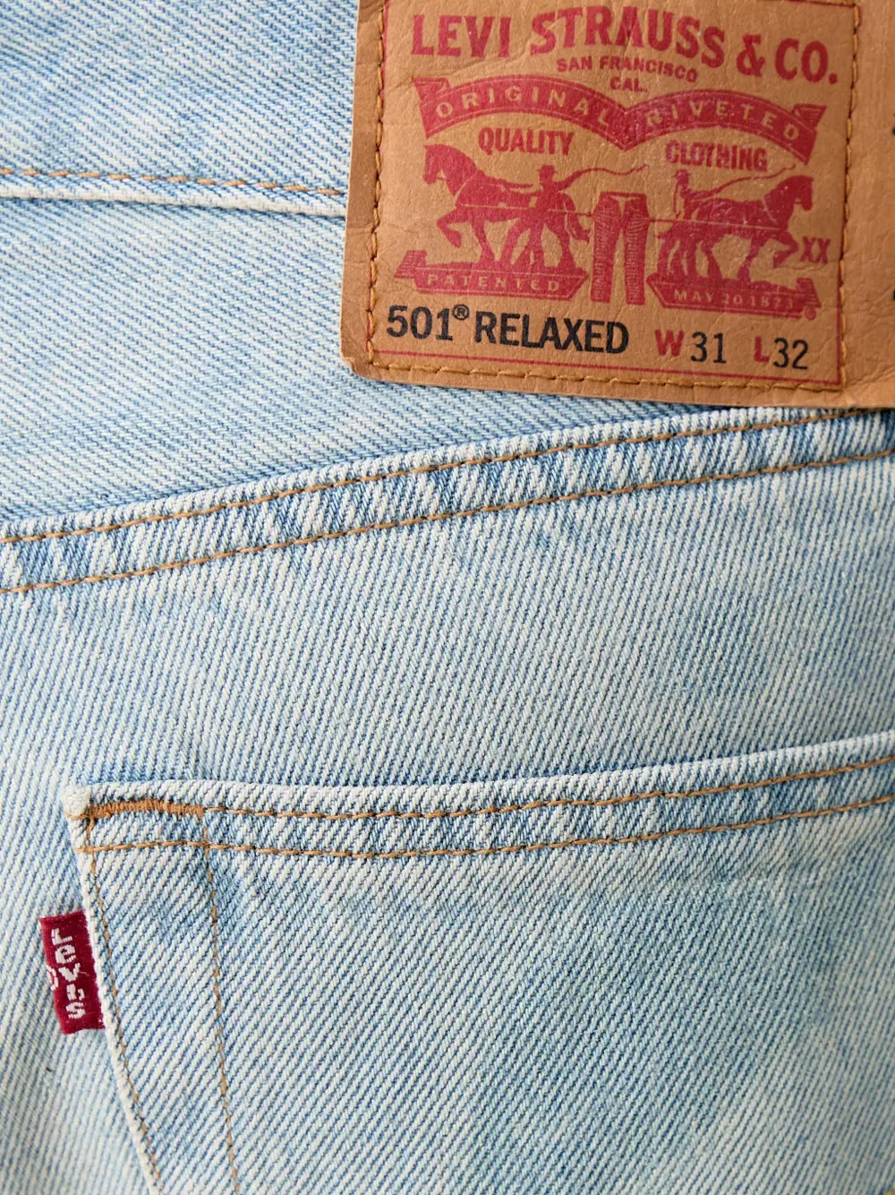 Levi's 501 Relaxed jeans Blauw