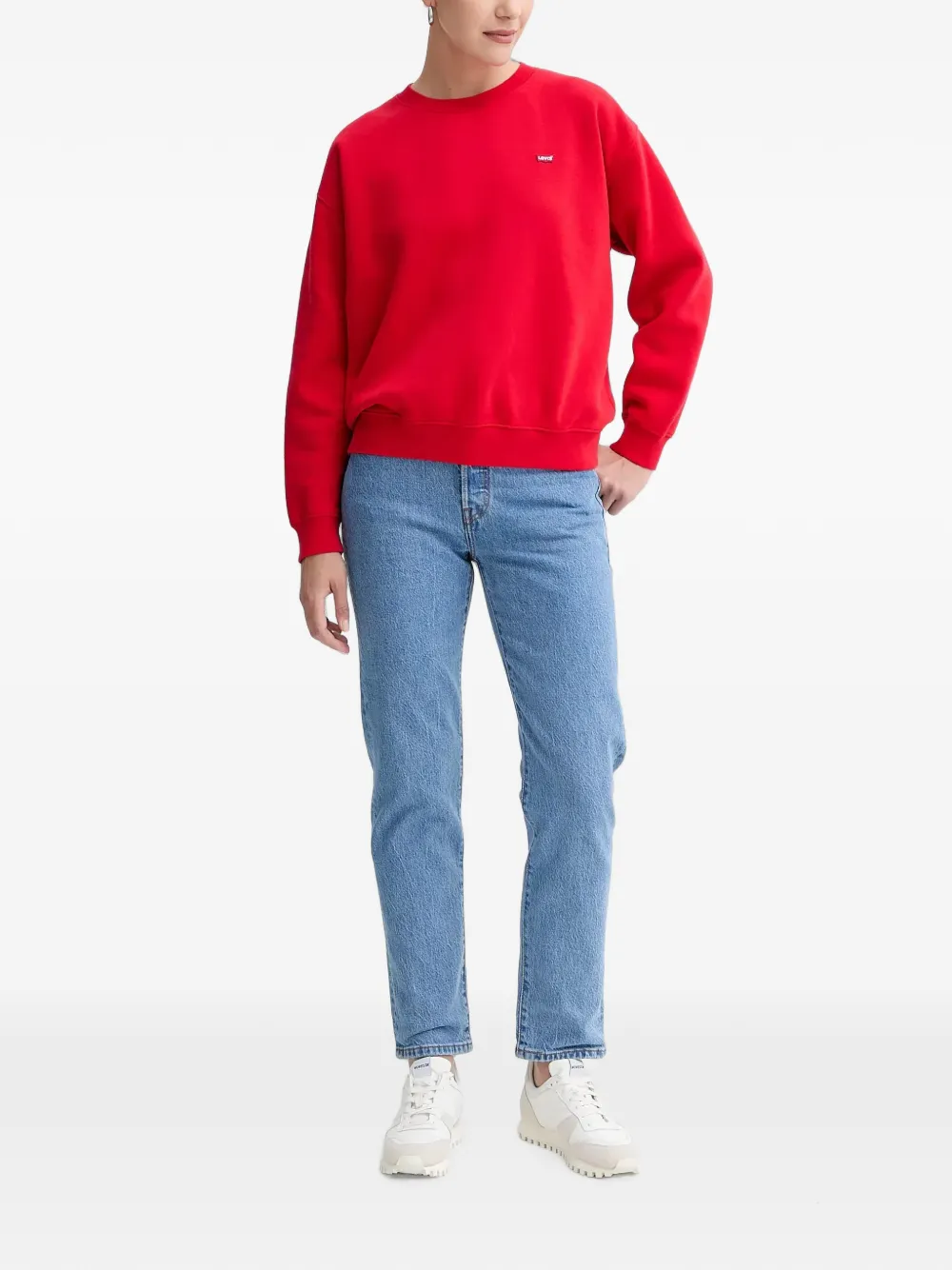 Levi's Everyday crew-neck sweatshirt Rood
