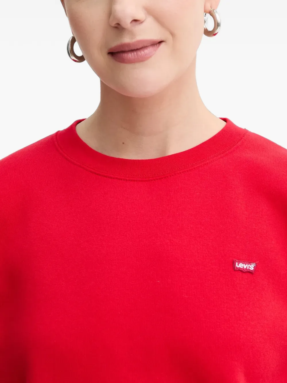 Levi's Everyday crew-neck sweatshirt Rood