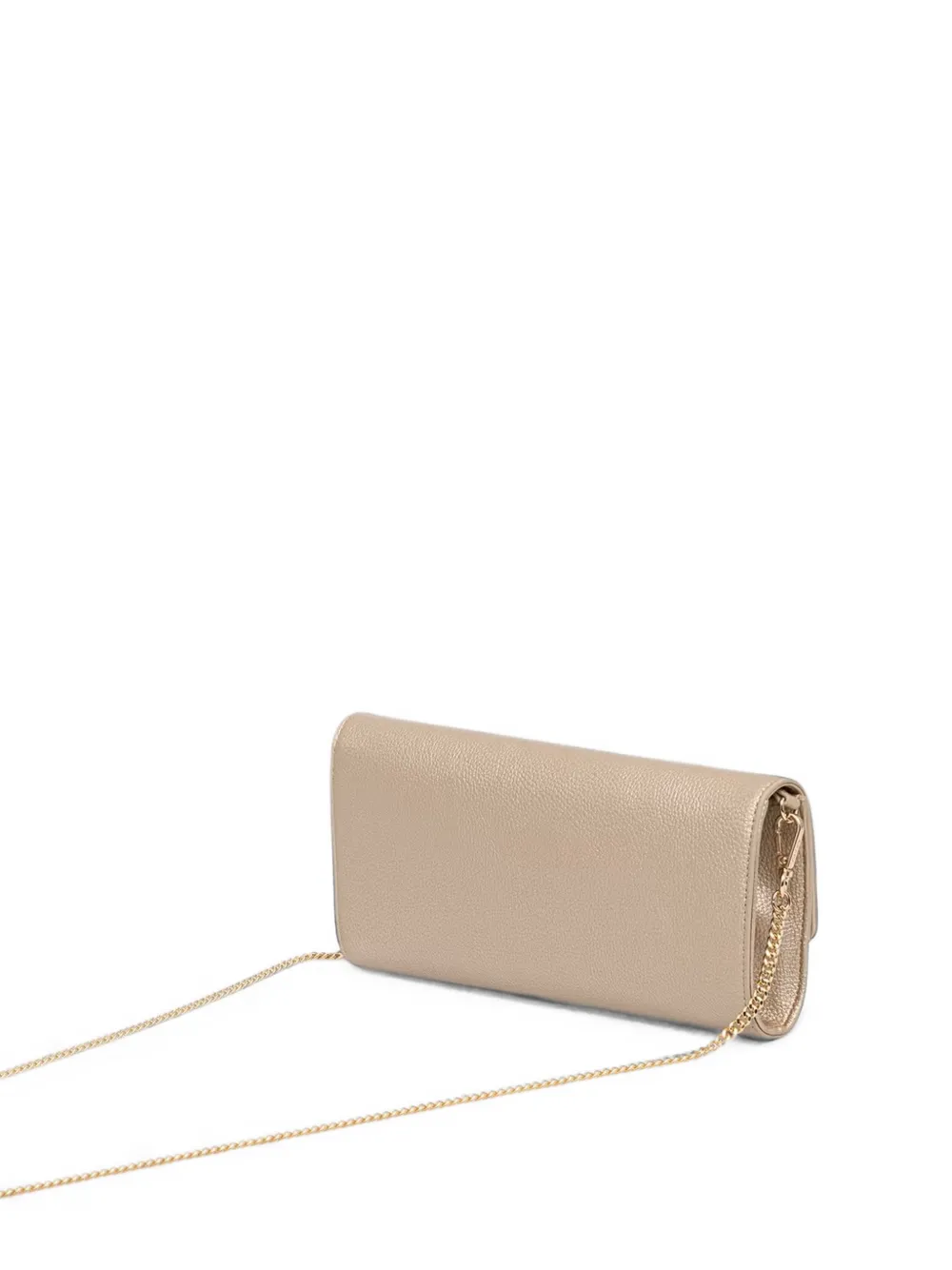 LIU JO Clutch met logoplakkaat en bewerkt effect Goud