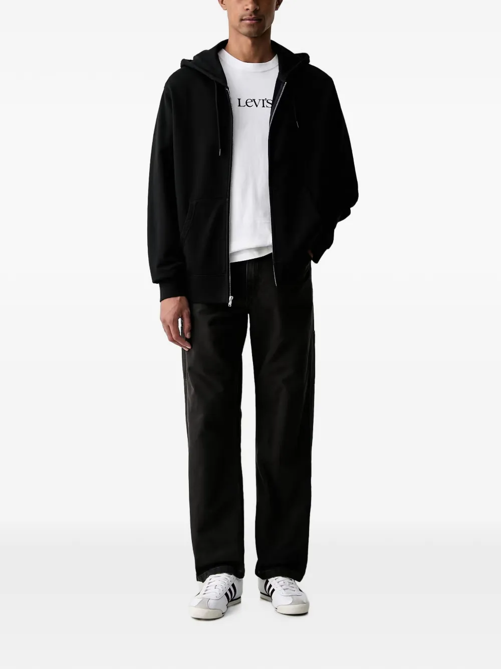 Levi's New Original hoodie met rits Zwart