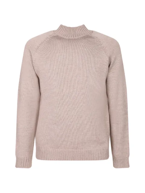 Zanone mock-neck raglan-sleeve sweater