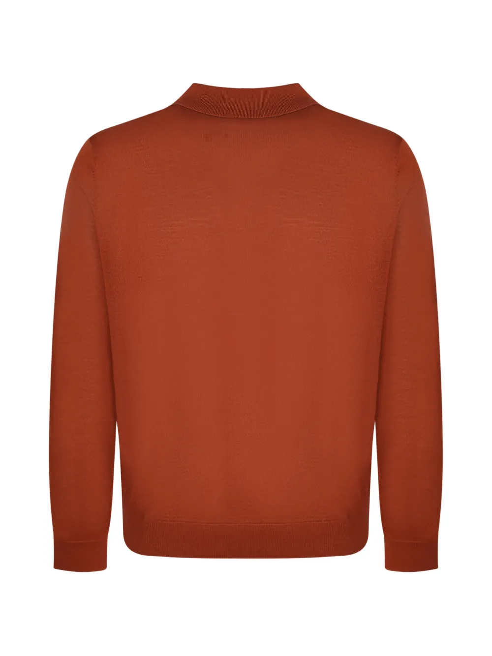 Paul Smith Poloshirt van merinowol met verwassen effect Bruin