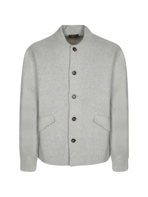 Zanone ribbed-knit button-up cardigan