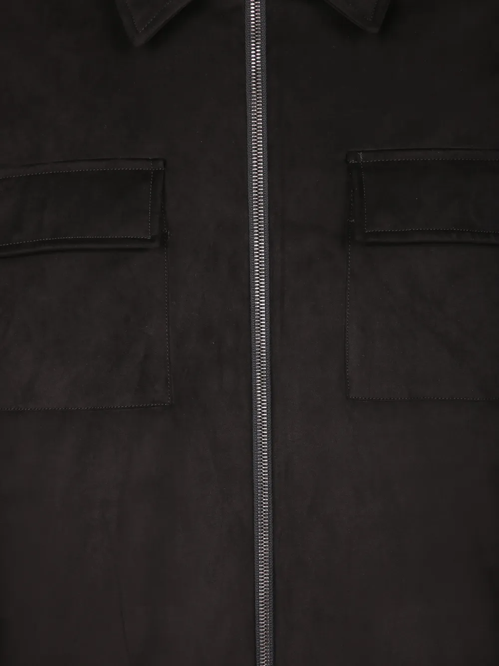 Herno Shirtjack met borstzak en rits Zwart