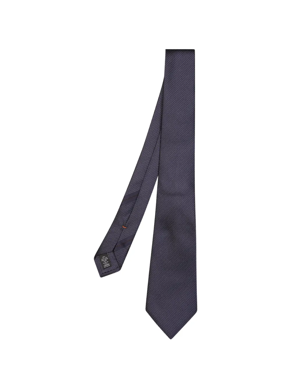 Zegna navy blue silk tie