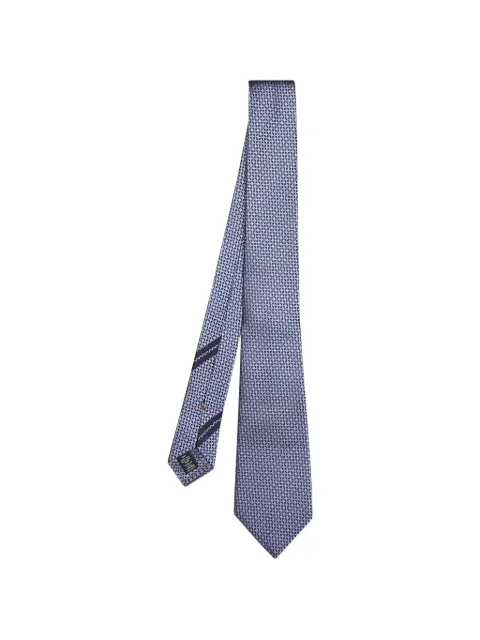 Zegna light avio blue silk tie