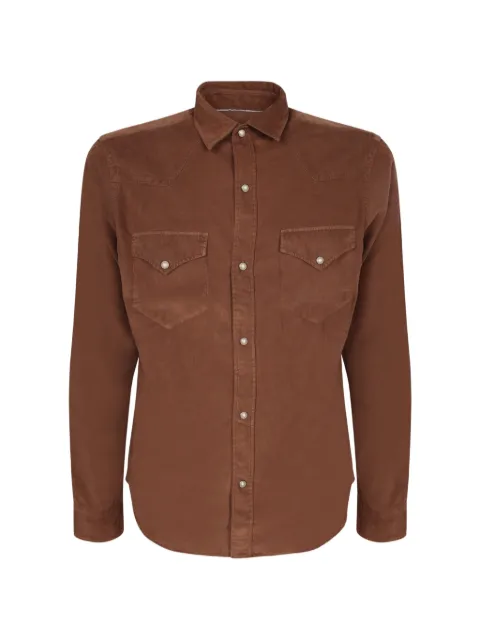 Canali camisa estilo occidental de pana